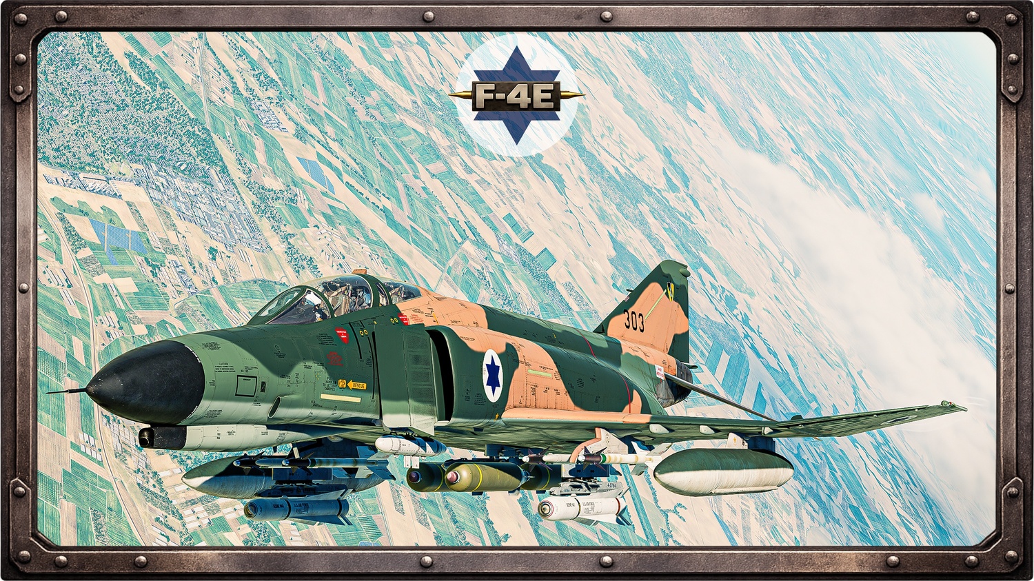 F-4E Israel Air Force Kurnass #303 69 SQN Karpada 1973