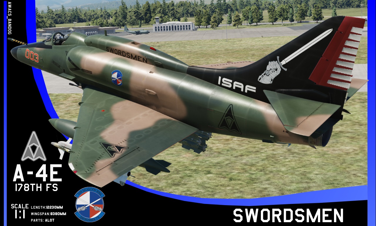 Ace Combat - ISAF 178th Fighter Squadron ‘Swordsmen’ A-4E San Salvacion