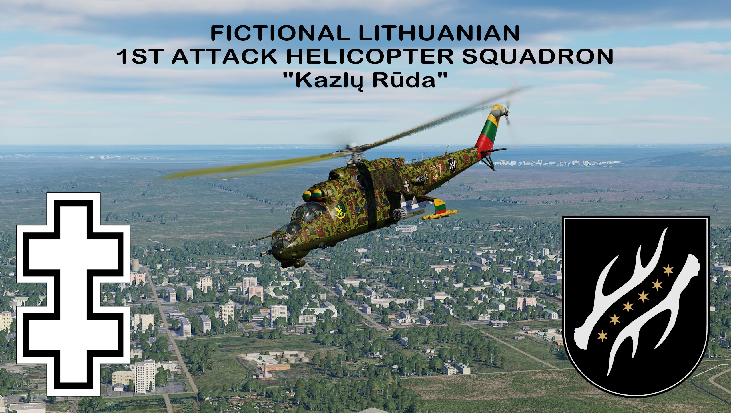 Fictional Lithuanian M05 Eglutė livery for Mi24P