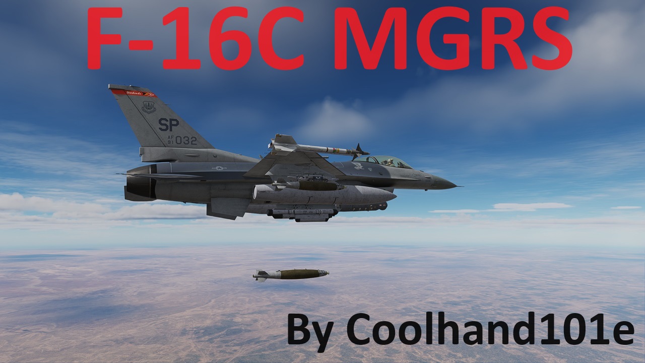 F-16C MGRS Coordinate A-G mission in Syria
