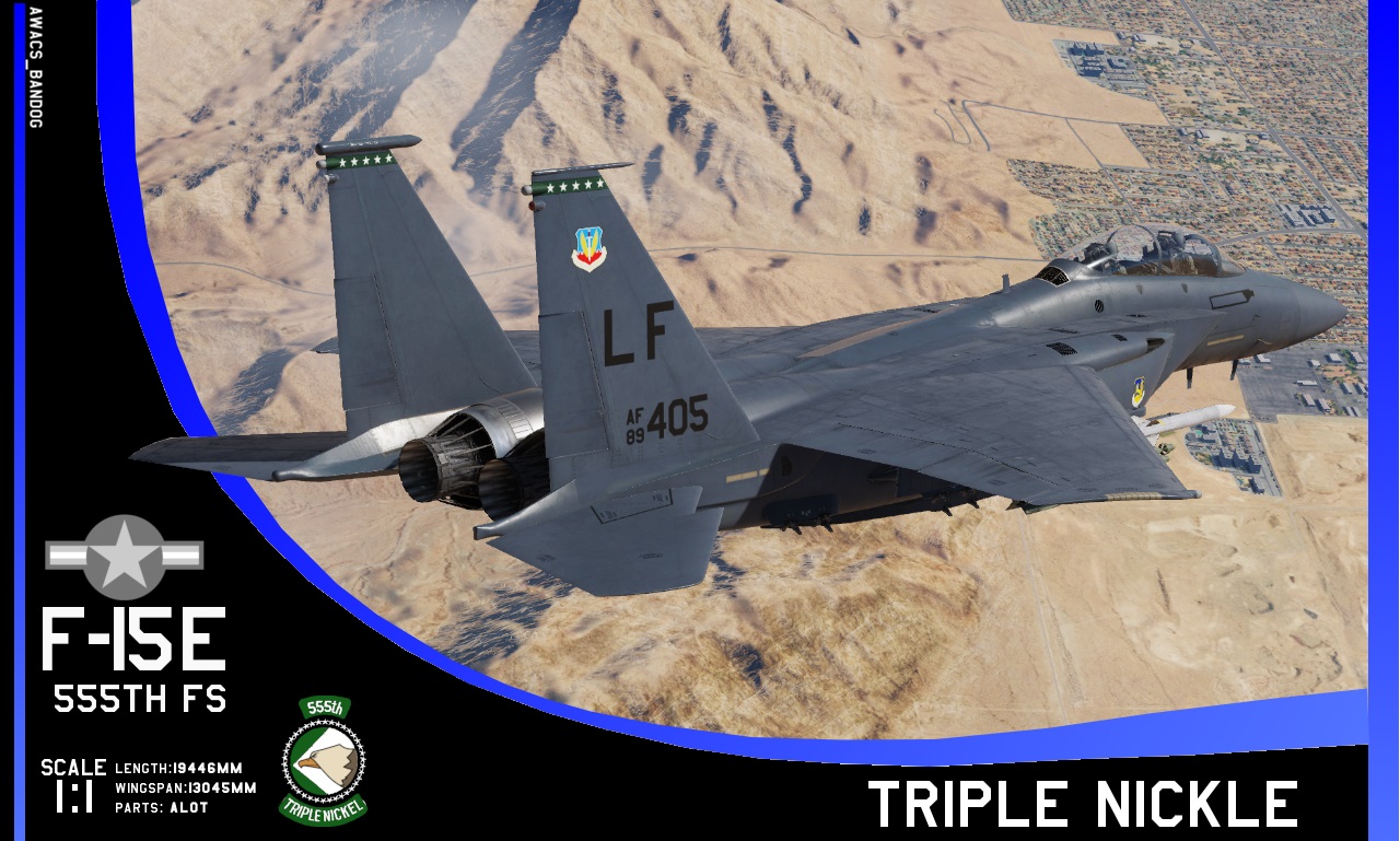555th Fighter Squadron "Triple Nickels" F-15E