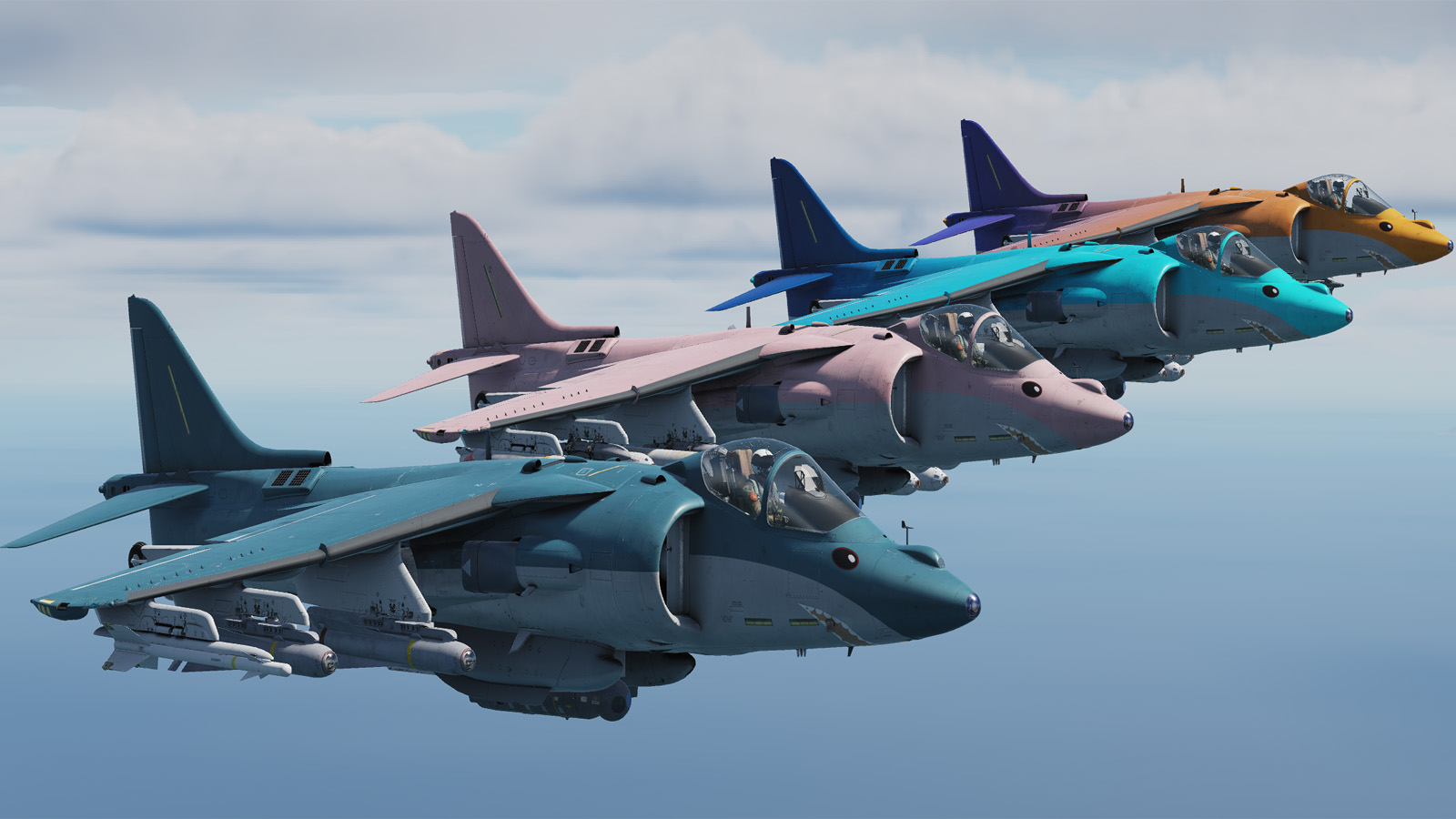 AV8 / Harrier Blahaj / SkyShark (Blue/Pink)