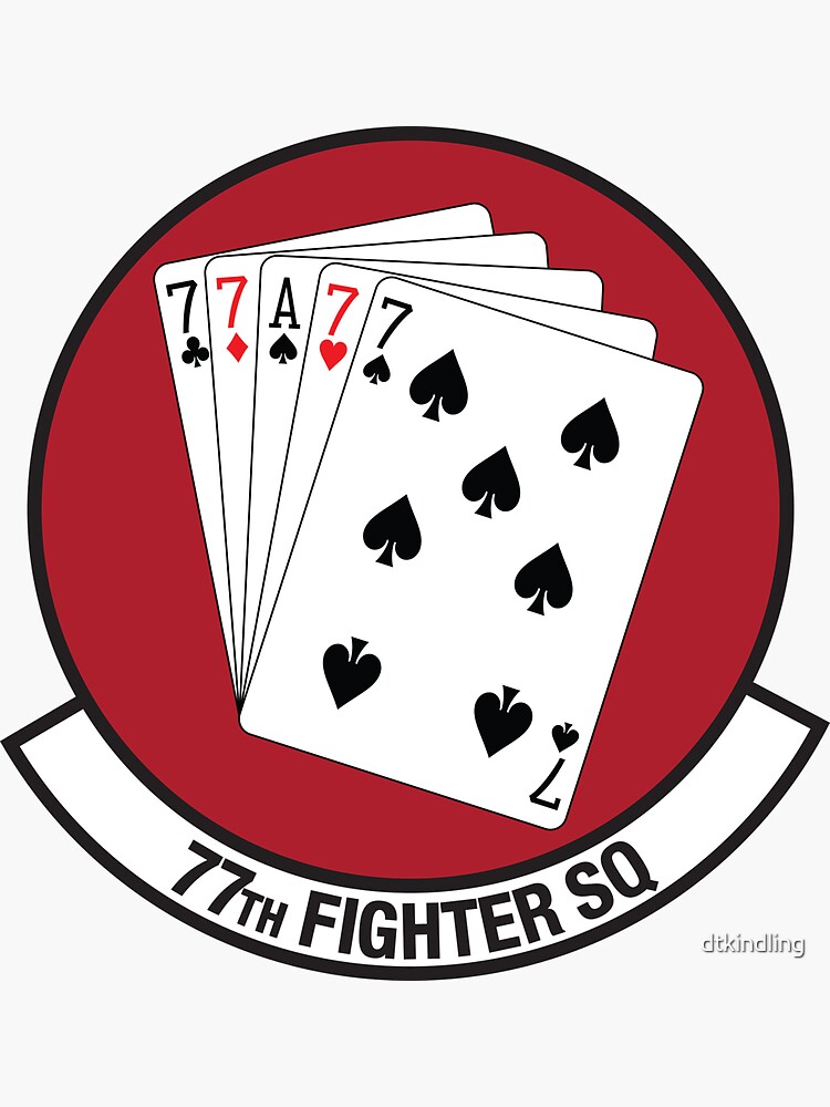 77th Fighter Squadron Gamblers Helmets