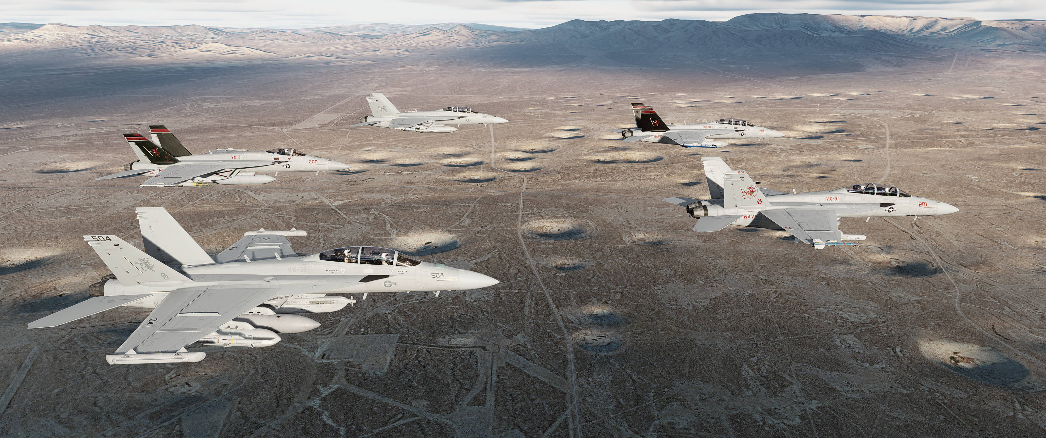 VX-31 Dust Devils pack for CJS Super Hornet Mod