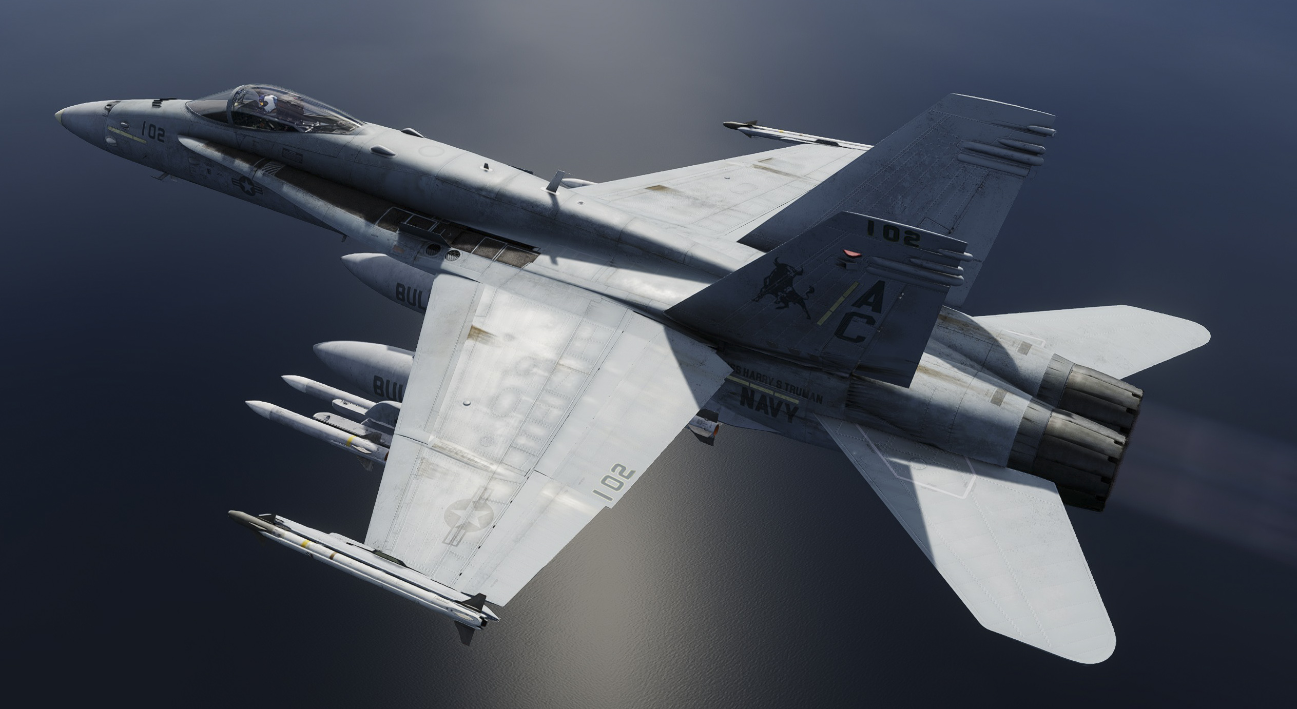 F/A-18C 4k Remastered Template