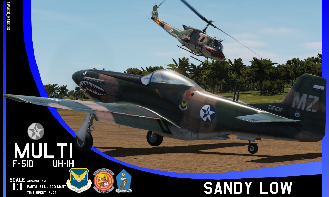Ace Combat - Osean Air Defense Force 'Sandy Low' Pack (UH-1H/P-51D)