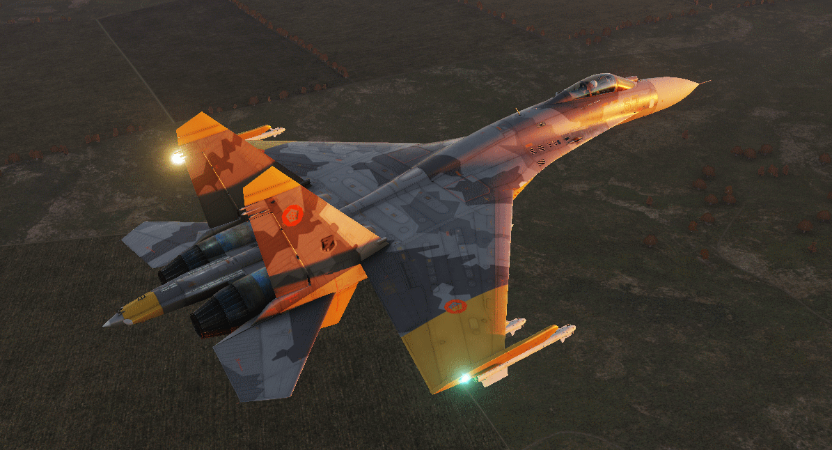 Erusean 156th Tactical Fighter Wing 'Yellow Squadron' (Su-27)