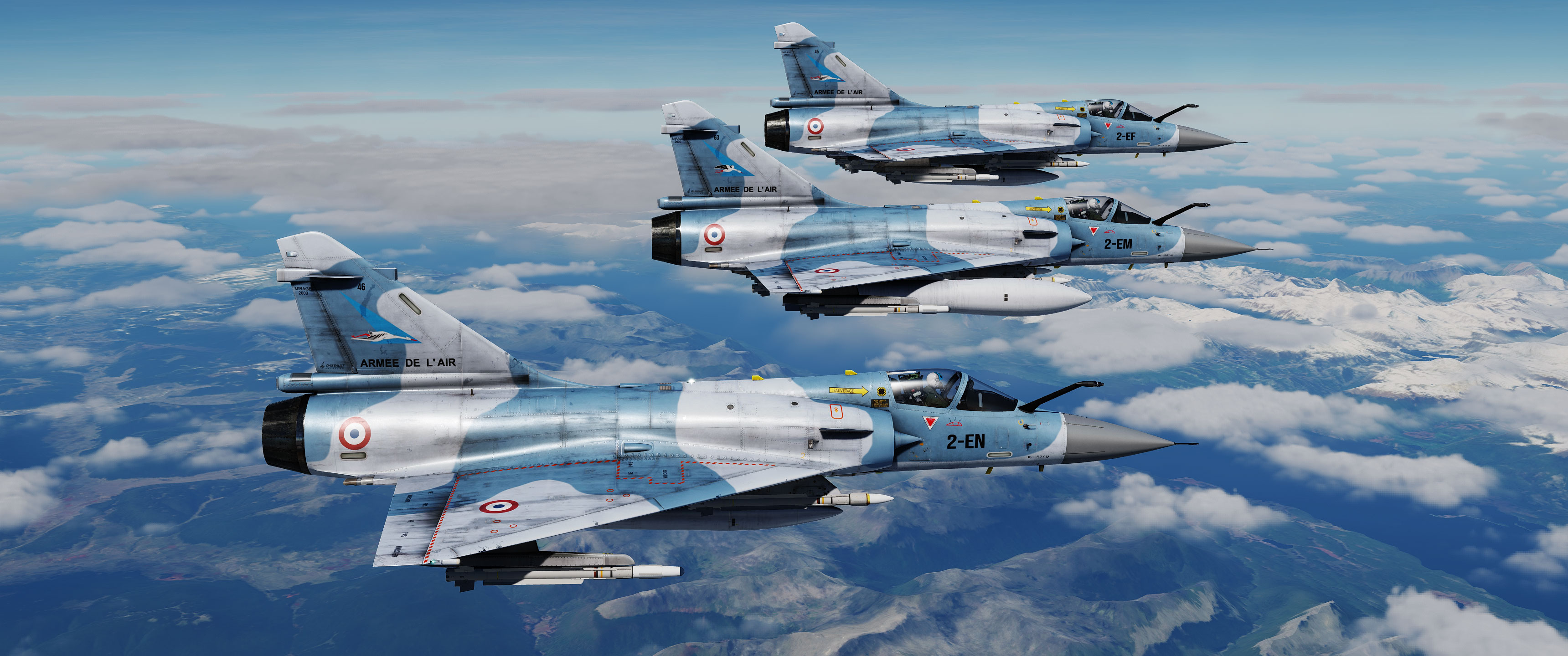 Mirage 2000-5F "Dirty" Escadron de Chasse 1/2 Cigognes version 2.1 26/08/2023 Update