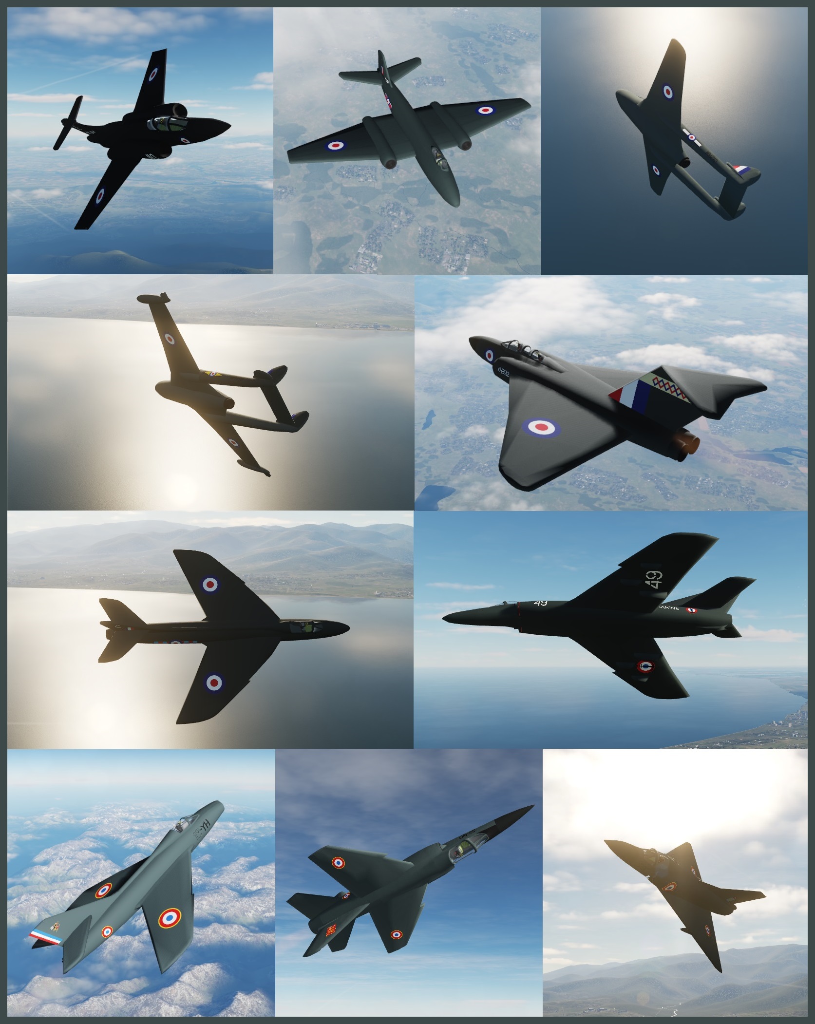 AI 'Clay Pigeon' aircraft pack 2 (cold war era jets)
