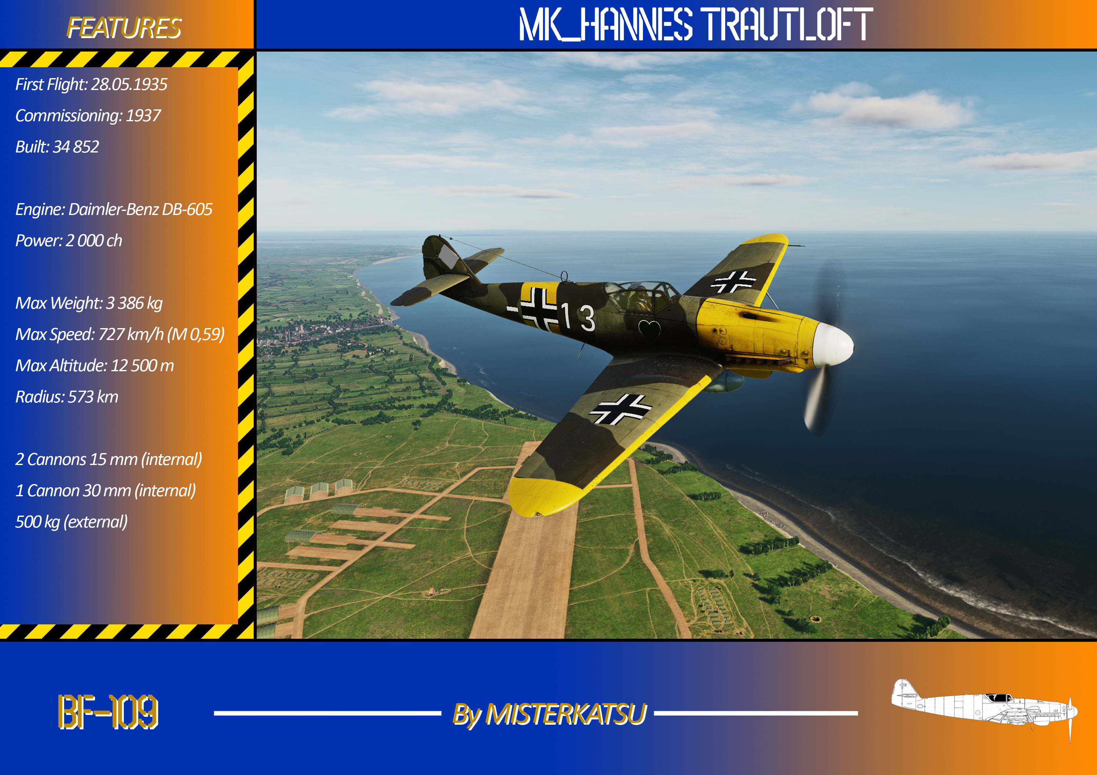 HANNES TRAUTLOFT BF109 F2