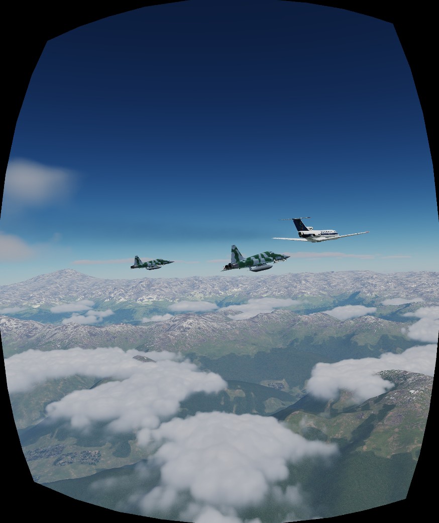 Missão de Interceptação e Escolta na Fronteira Brasileira (para qualquer aeronave caça)