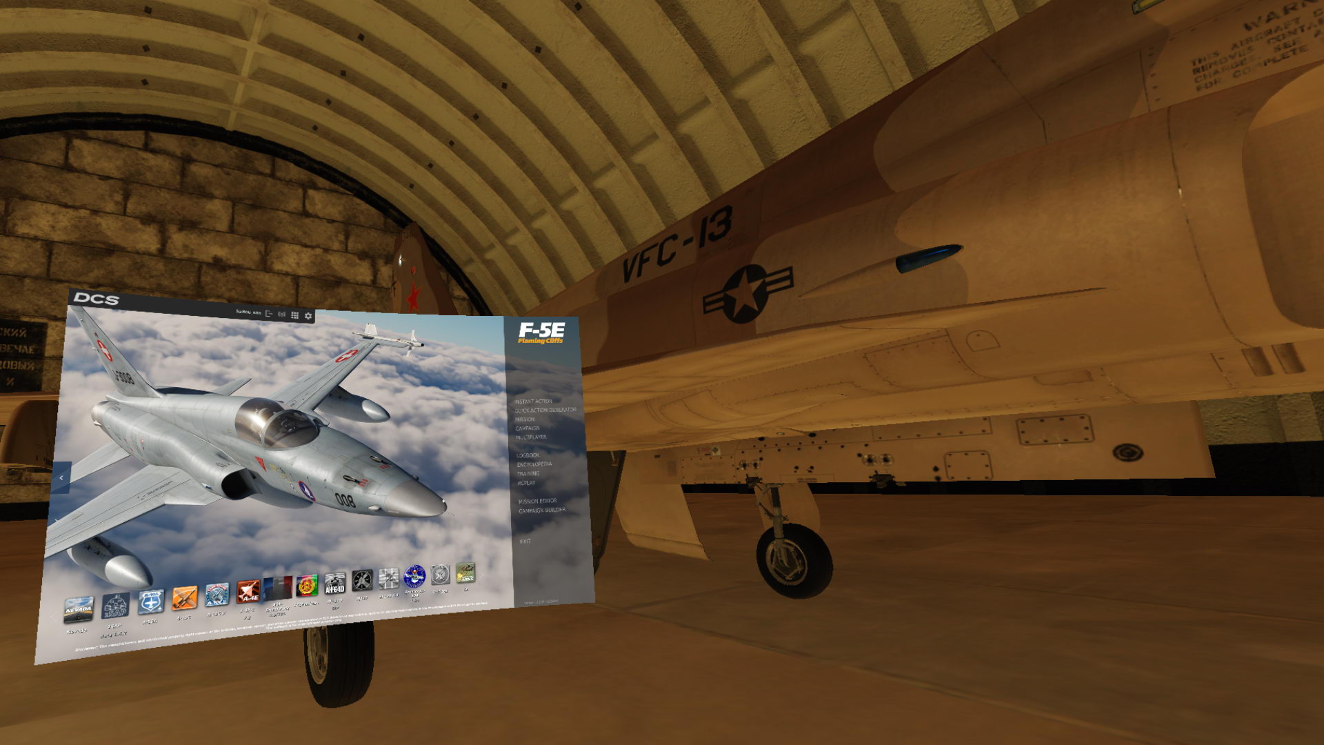 VR Scene F-5E