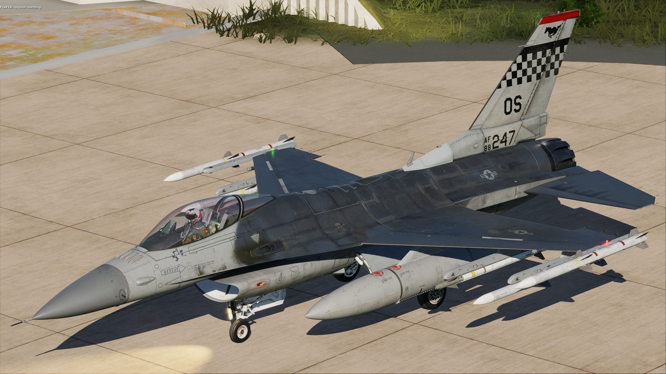 USAF PACAF 36th FS LINE JET COMBAT WX