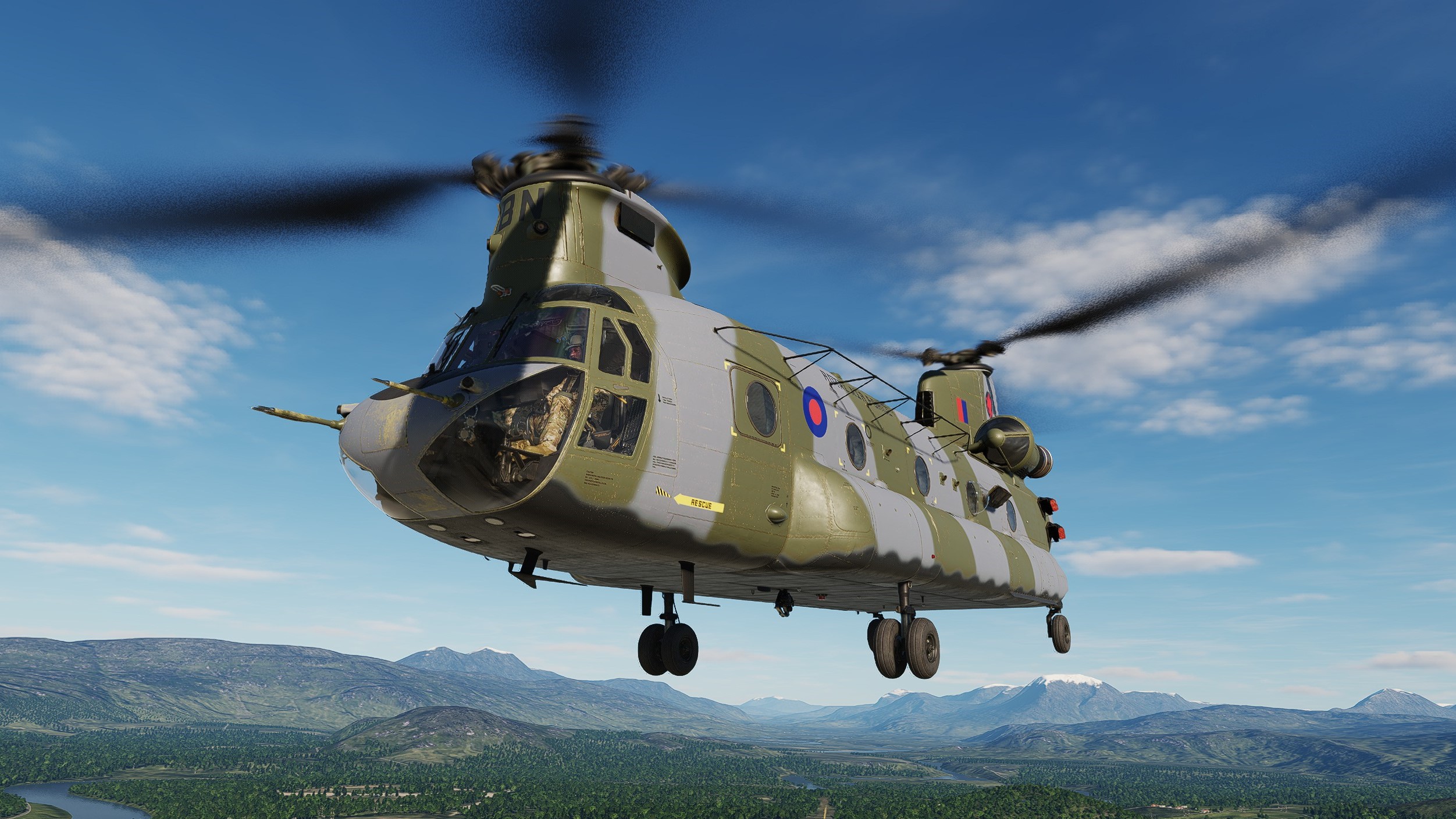 RAF CH47 Chinook Cold War