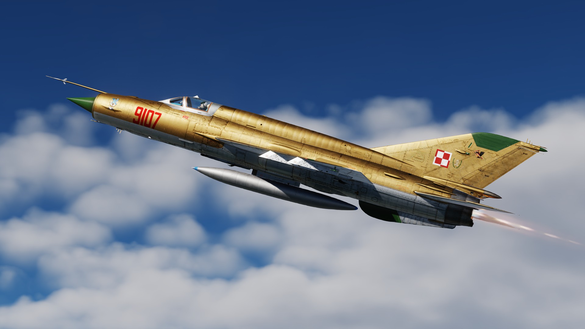 MiG-21bis 10 PLM 9107 Gold Fishbed (semi-fictional) 