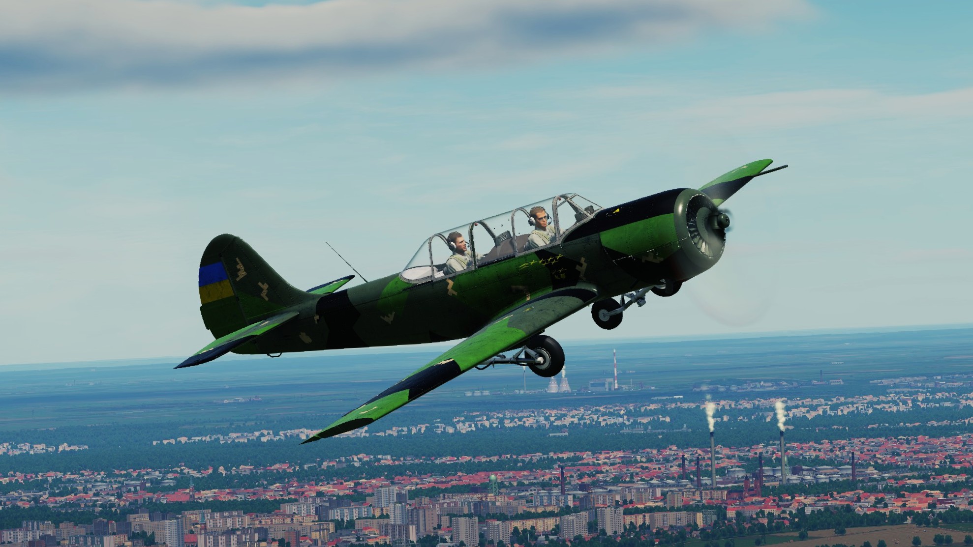 Yak-52 - Ukraine "Drone Hunter" 2024