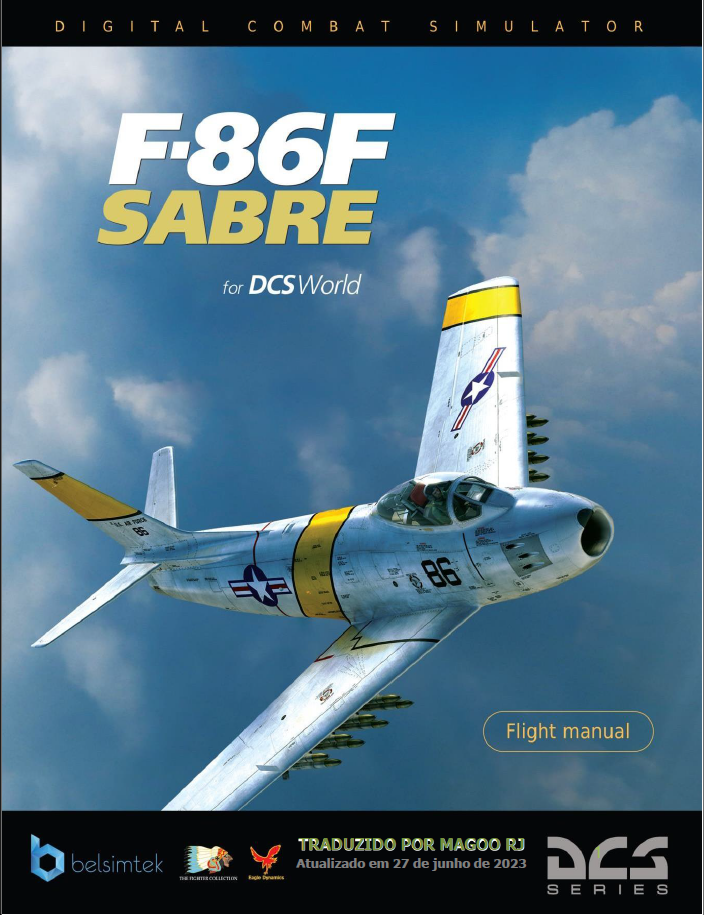 Manual do F-86F - Em Português.