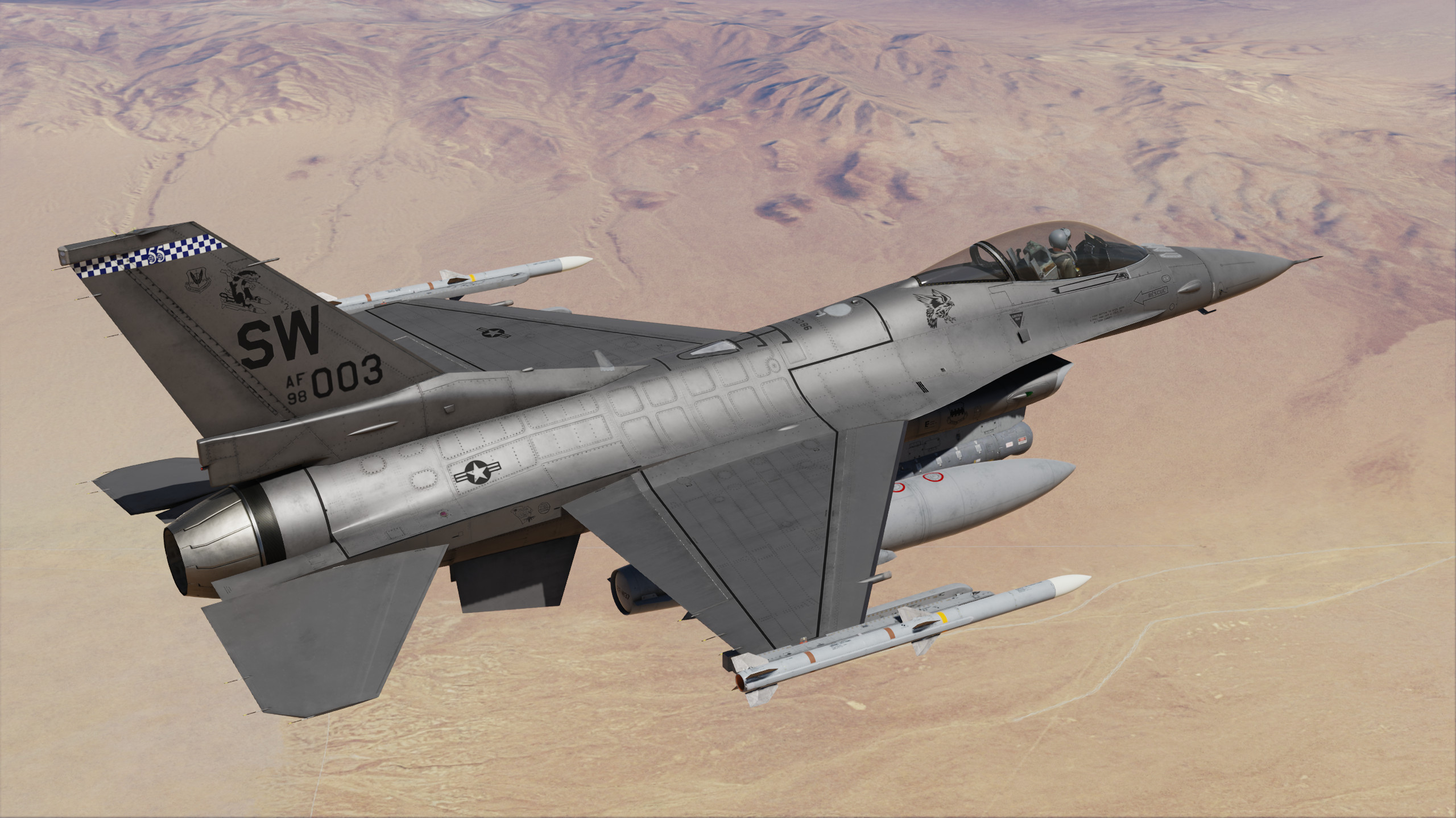 F-16C Block 50 "Have Glass V" 55th Fighter Squadron (2024)