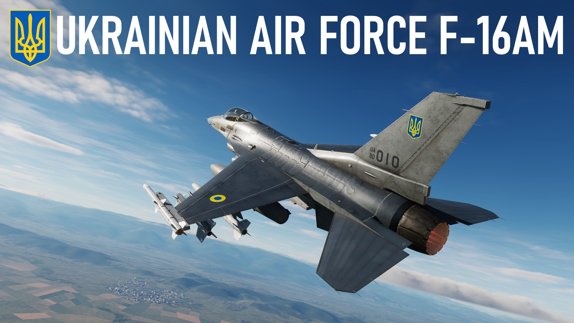 Semi Historical Ukrainian F-16AM Livery