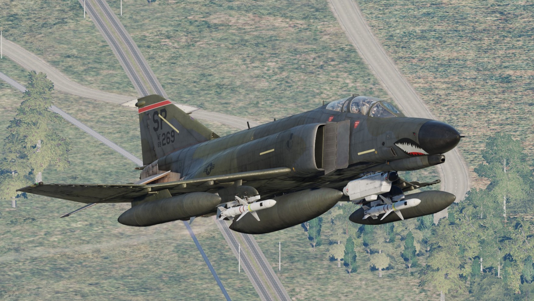 F-4G (F-4E) Wild Weasel (480th TFS, 52nd TFW) - European One Camouflage - 1980s