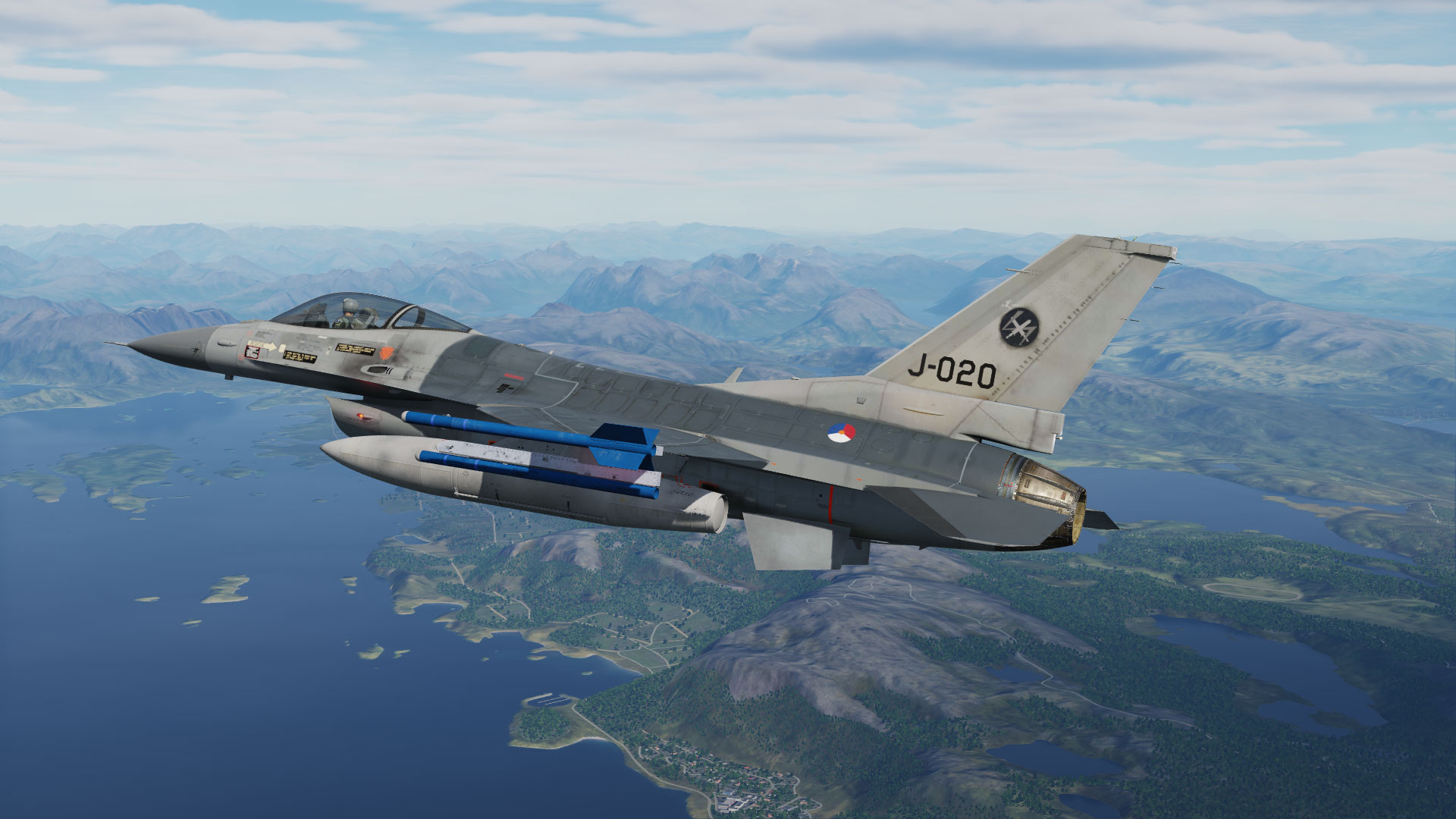 F-16 Royal Netherlands Air Froce  Livery for Default Inclusion V1