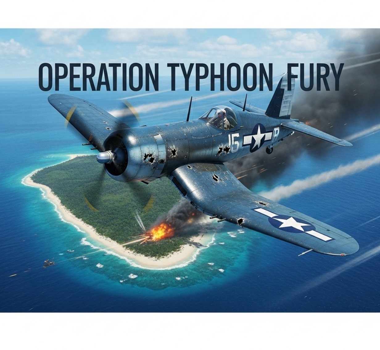 Operation Typhoon Fury, Single/Multiplayer mission. WW2 Marianas Map v1.1