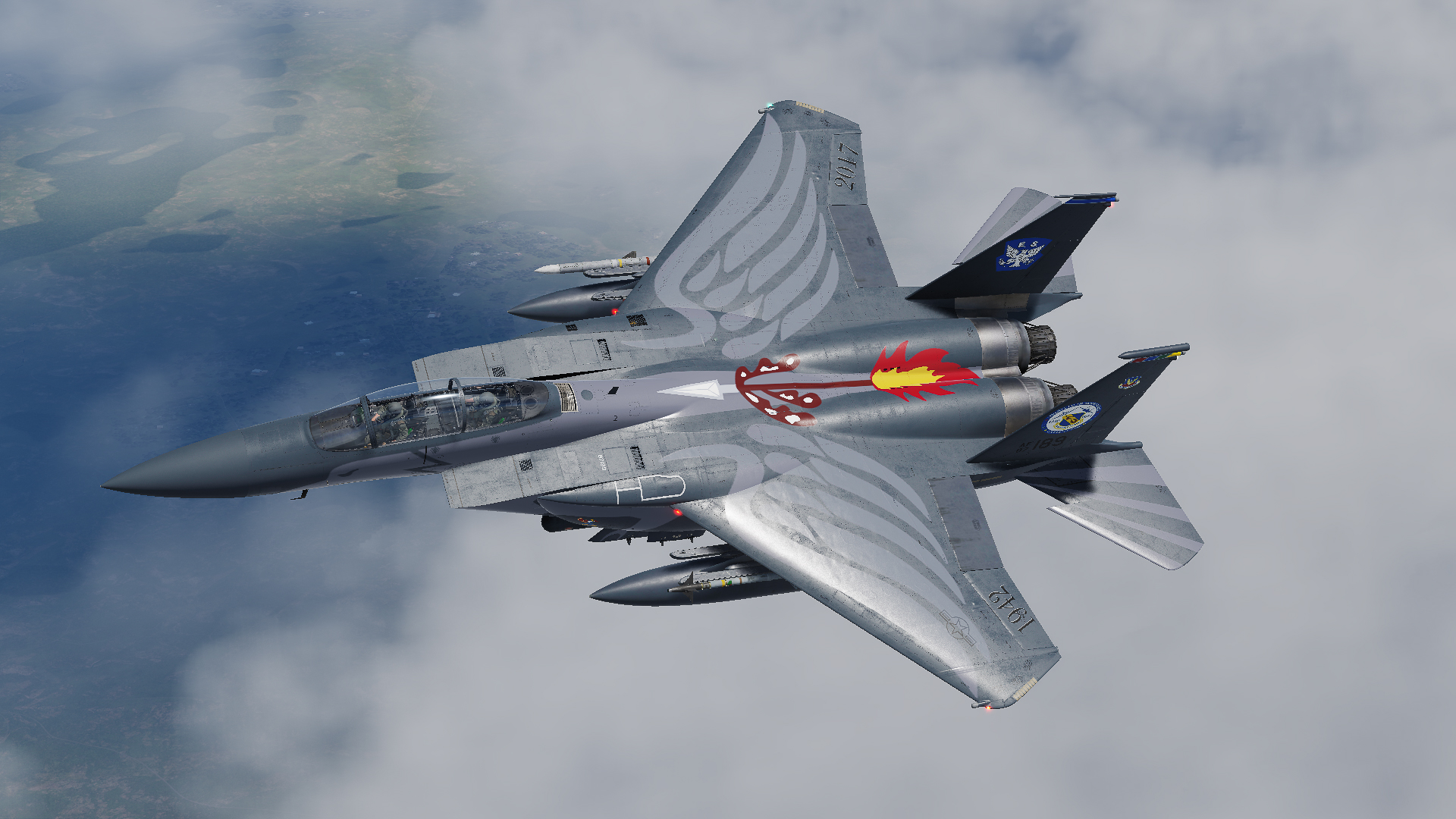 F-15E USAF 334th FS "Eagles" AF87-189 (75th Anniversary) 