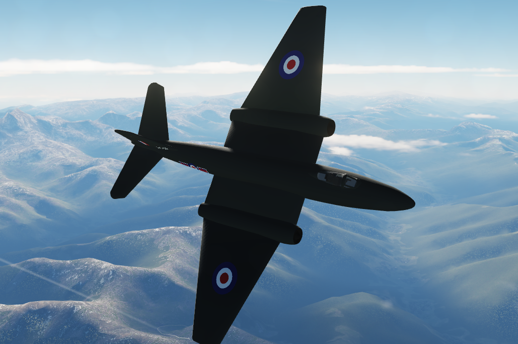 English Electric Canberra AI asset (non animated)
