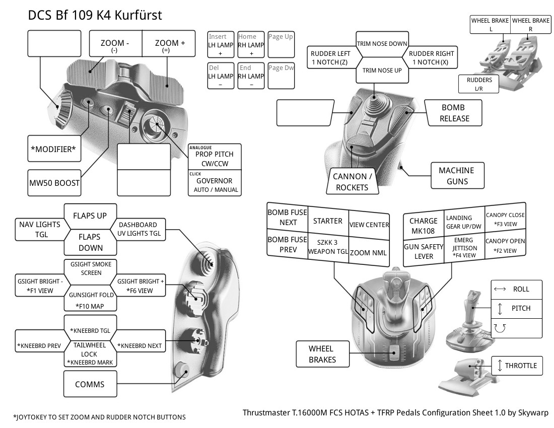 T.16000M FCS profile for Messerschmitt Bf 109 K-4