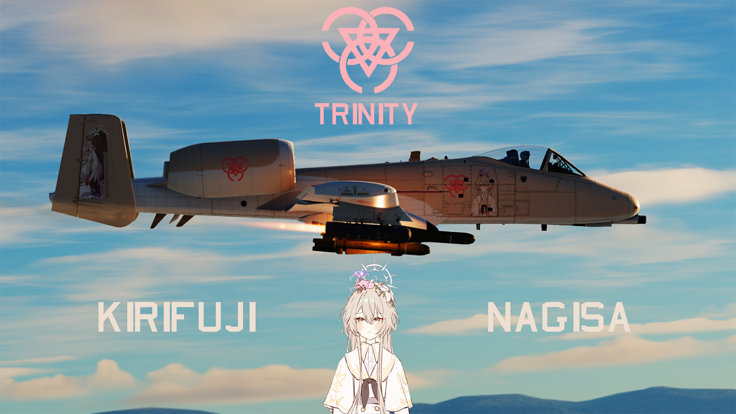 A-10 A / C / C2 Kirifuji Nagisa (Blue Archive) Livery