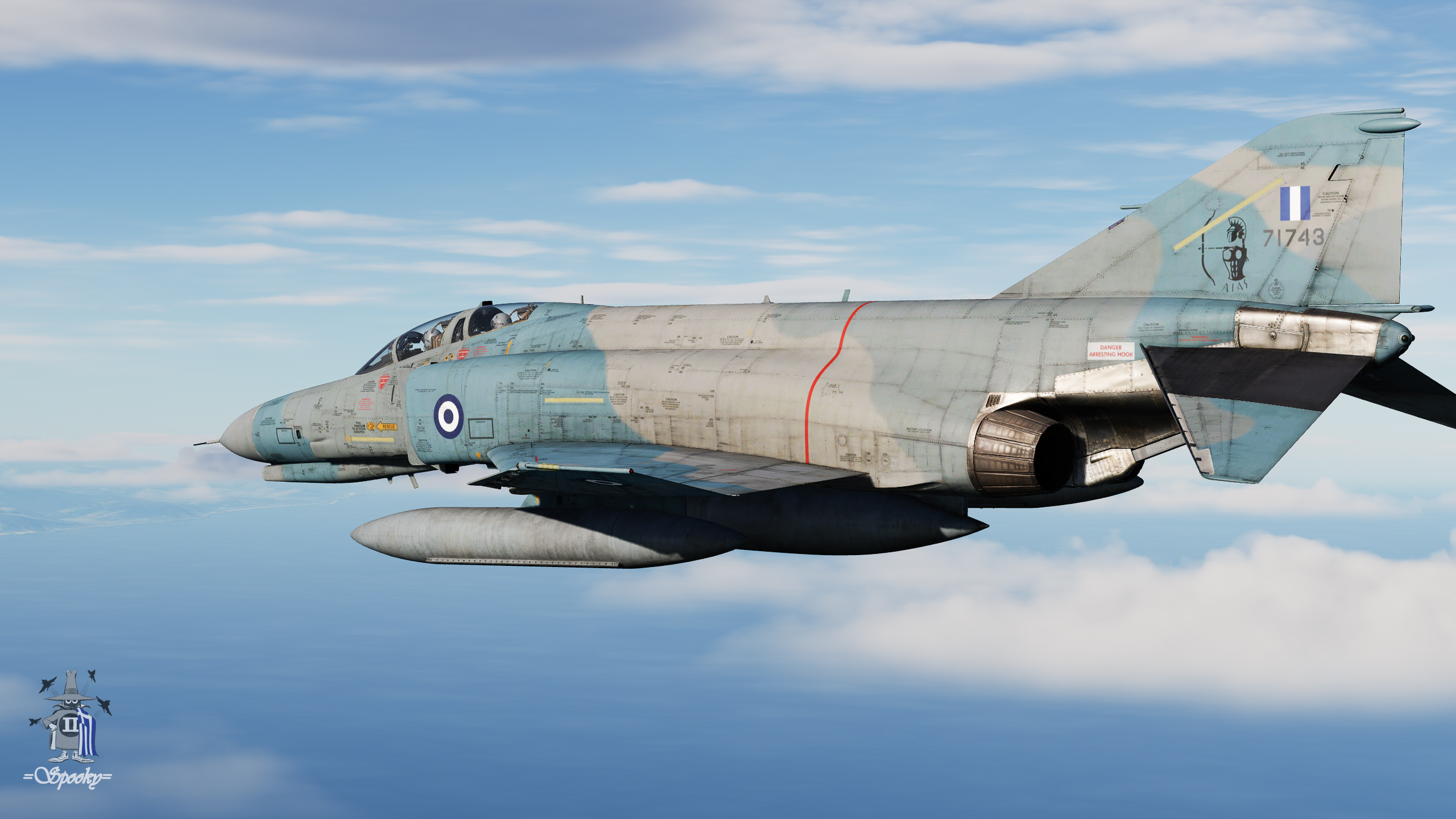 HAF F-4E AJAX 339 SQN TAIL No 71743