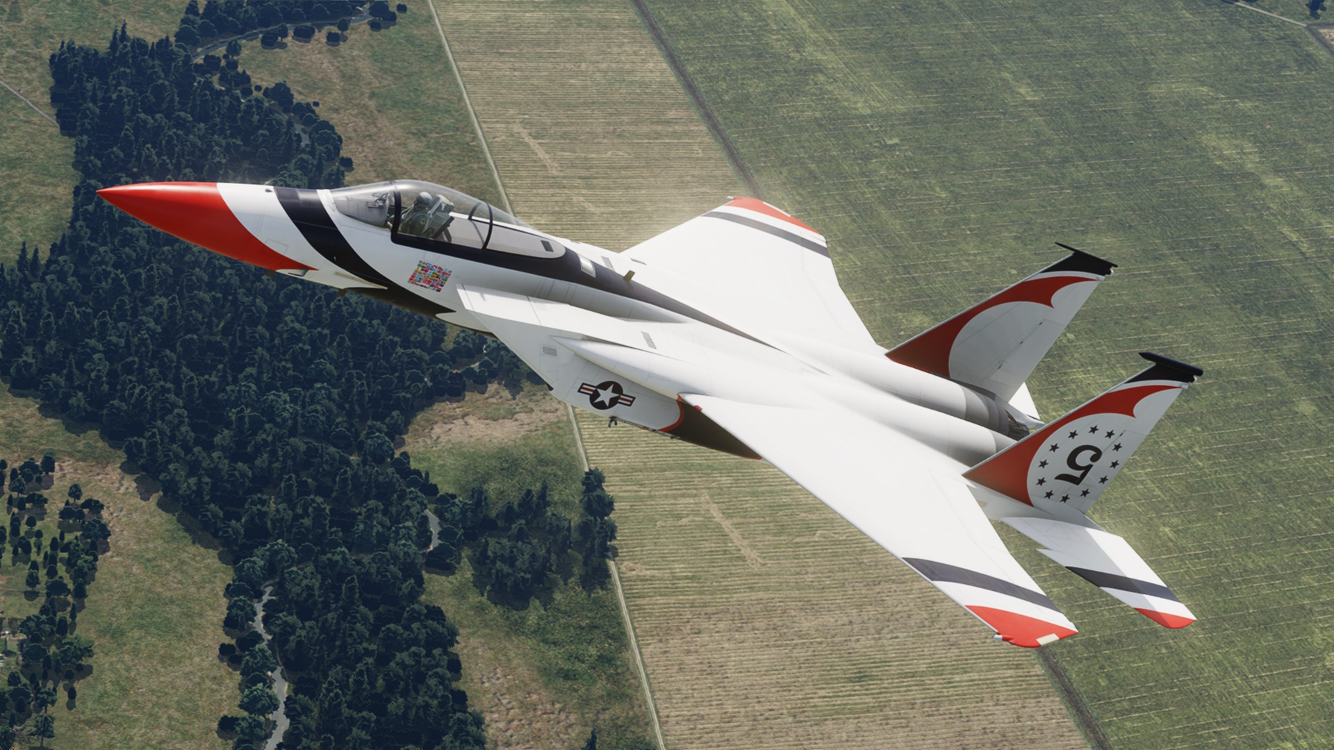 F-15C - USAF Thunderbirds (Fictional Livery Pack)