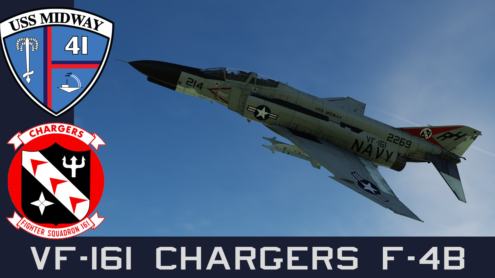 VF-161 Chargers Early F-4B (USS Midway)