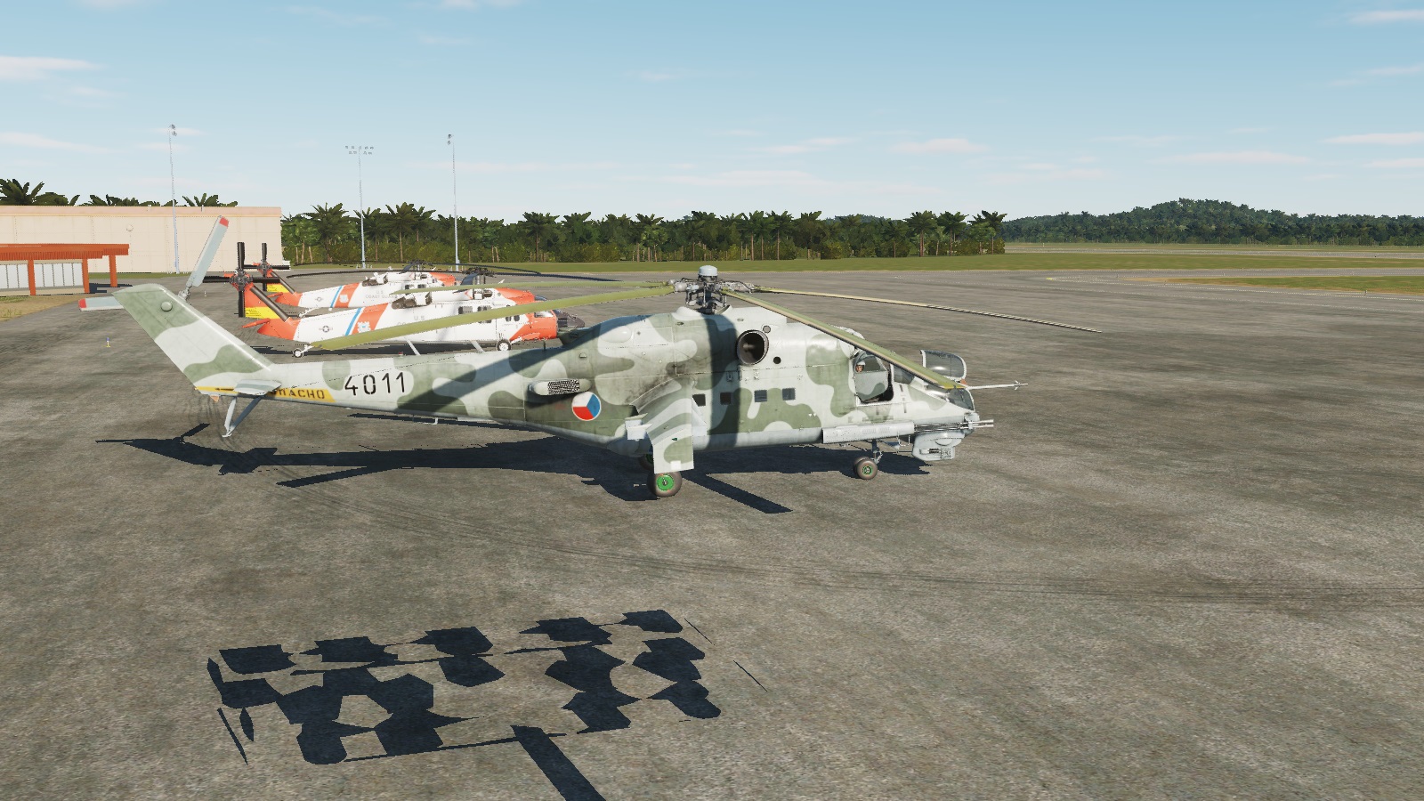 ČSLA Mi-24 skin num: 4011 (11.vrp Líně)