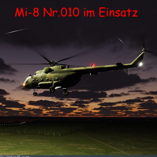 Mi-8 Nr.010 im Einsatz