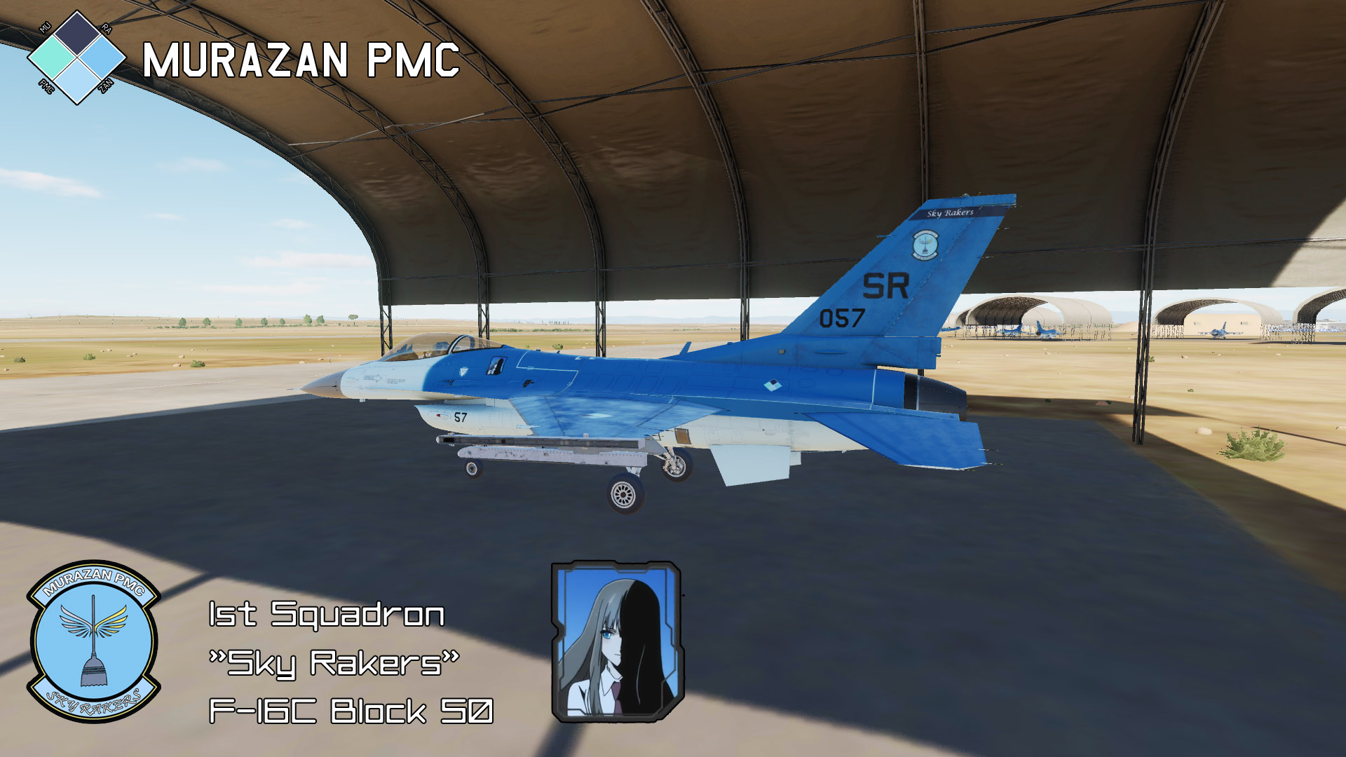 F-16C Murazan PMC 1st Squadron "Sky Rakers" 