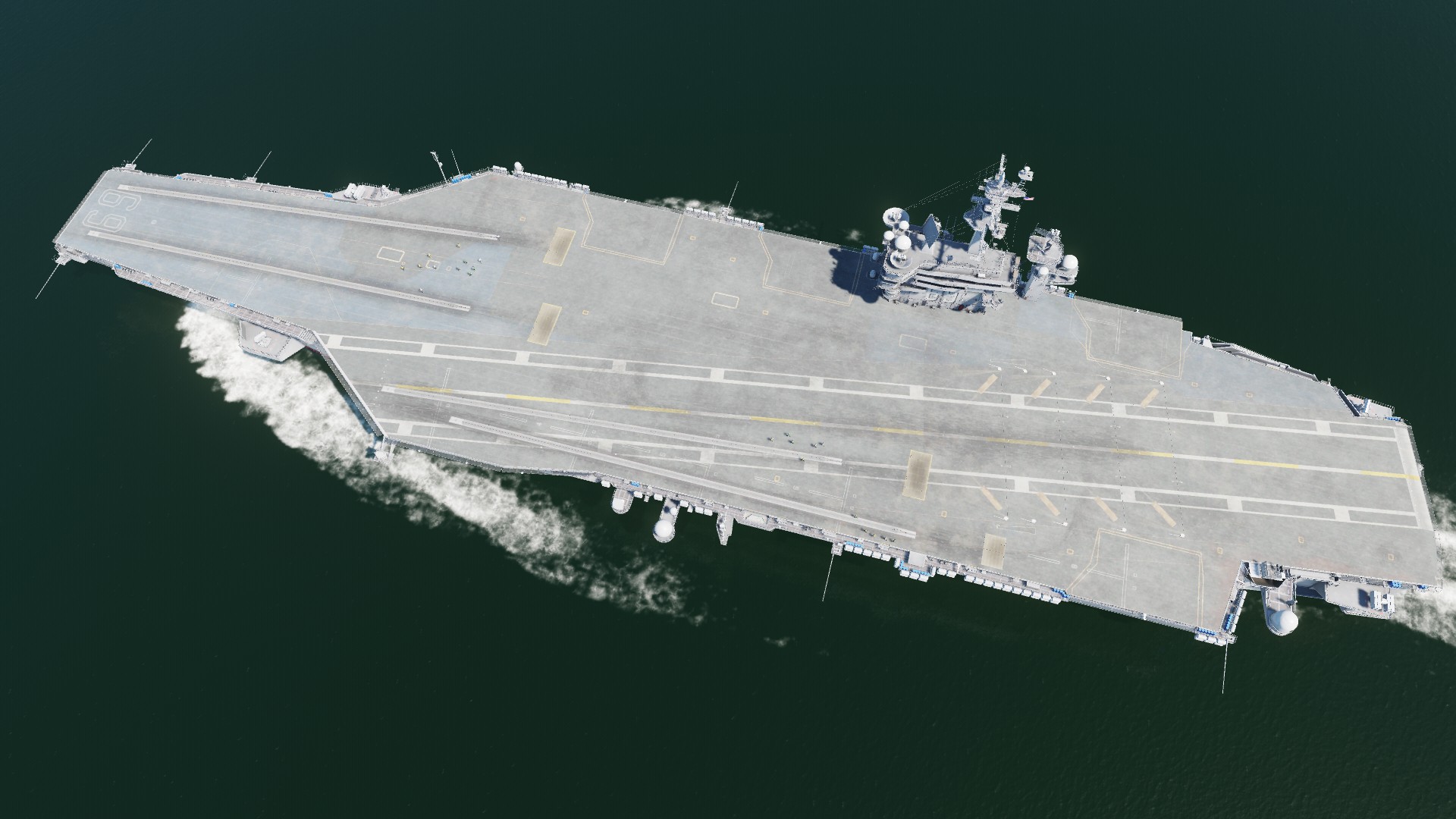 CVN-69 USS Dwight D. Eisenhower (Supercarrier Reskin)