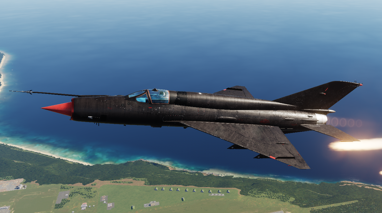 Rebel Forces anti-government MIG-21 AREA 88 OVA