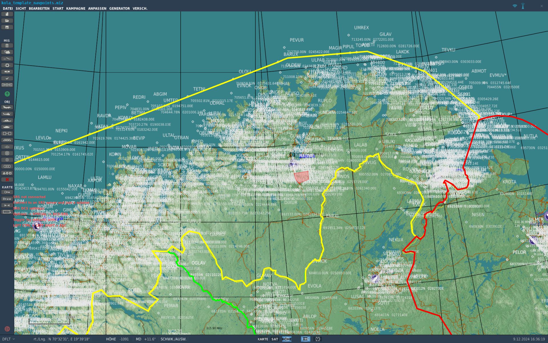 Kola Mission Template - AIP Waypoints