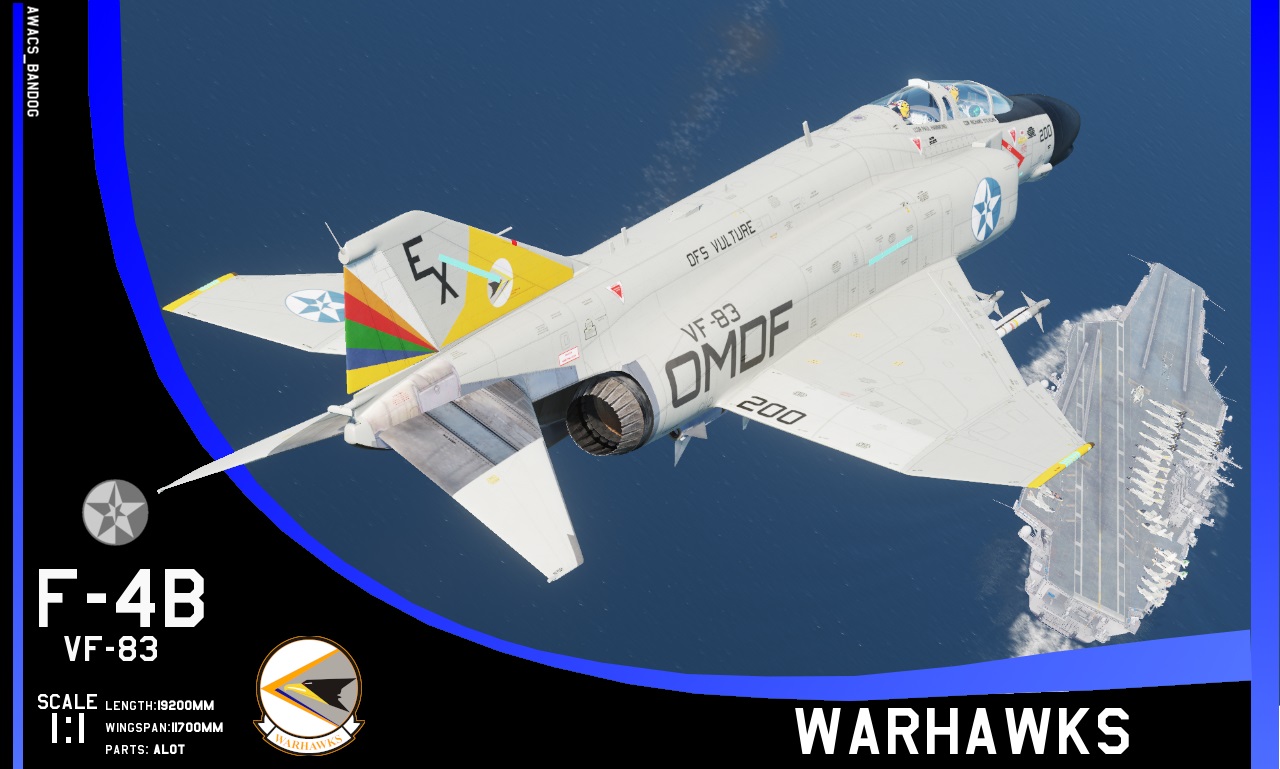 Ace Combat - VF-83 "Warhawks" F-4B Phantom Pack