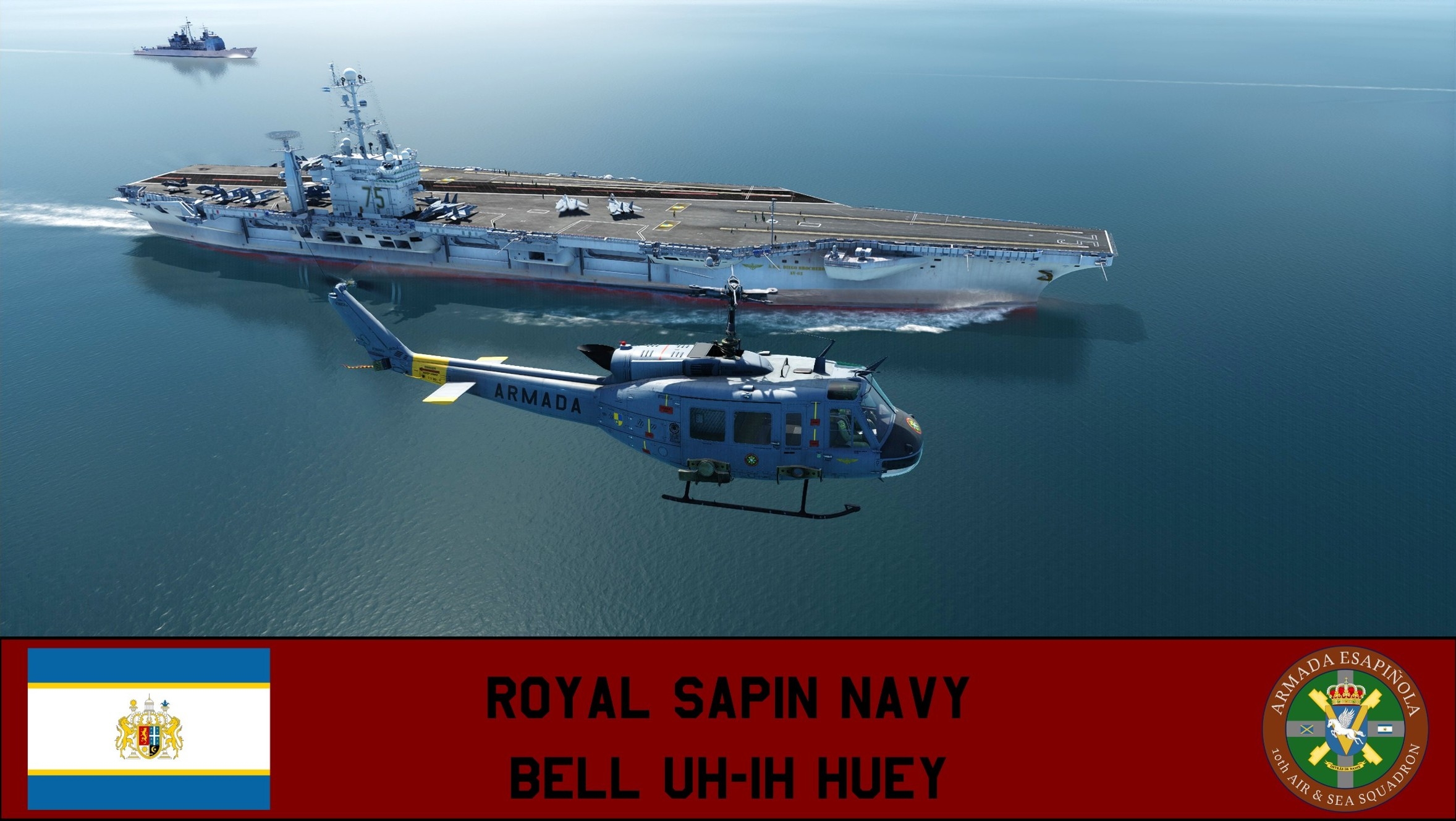 Royal Sapin Navy UH-1H Huey - Ace Combat Zero