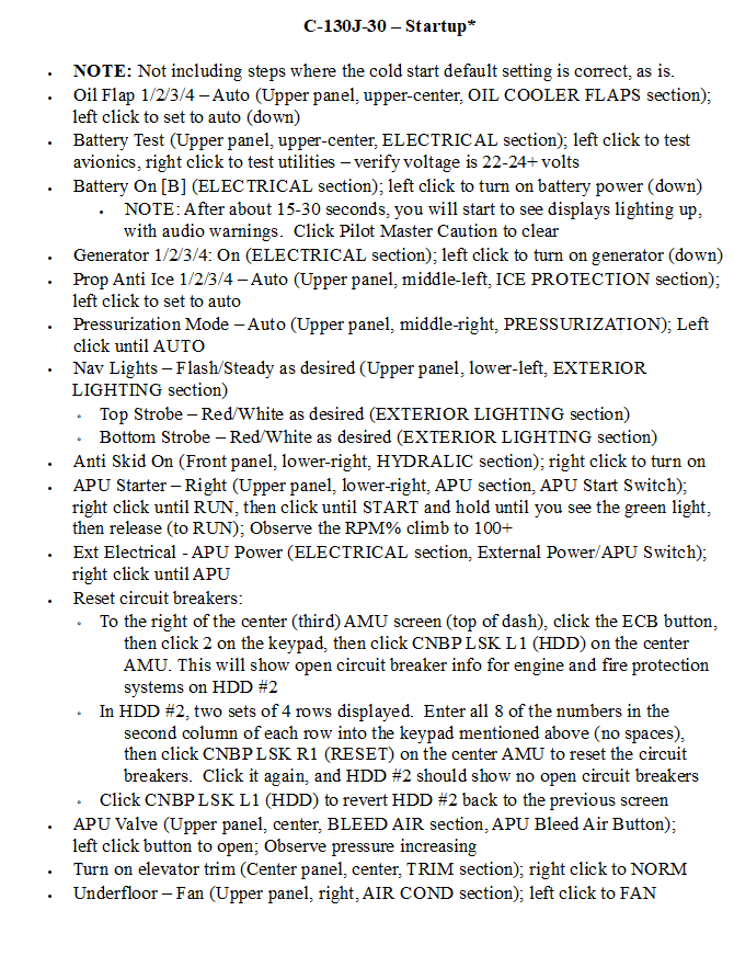 C-130J-30 Hercules Kneeboards by AKA_Relent