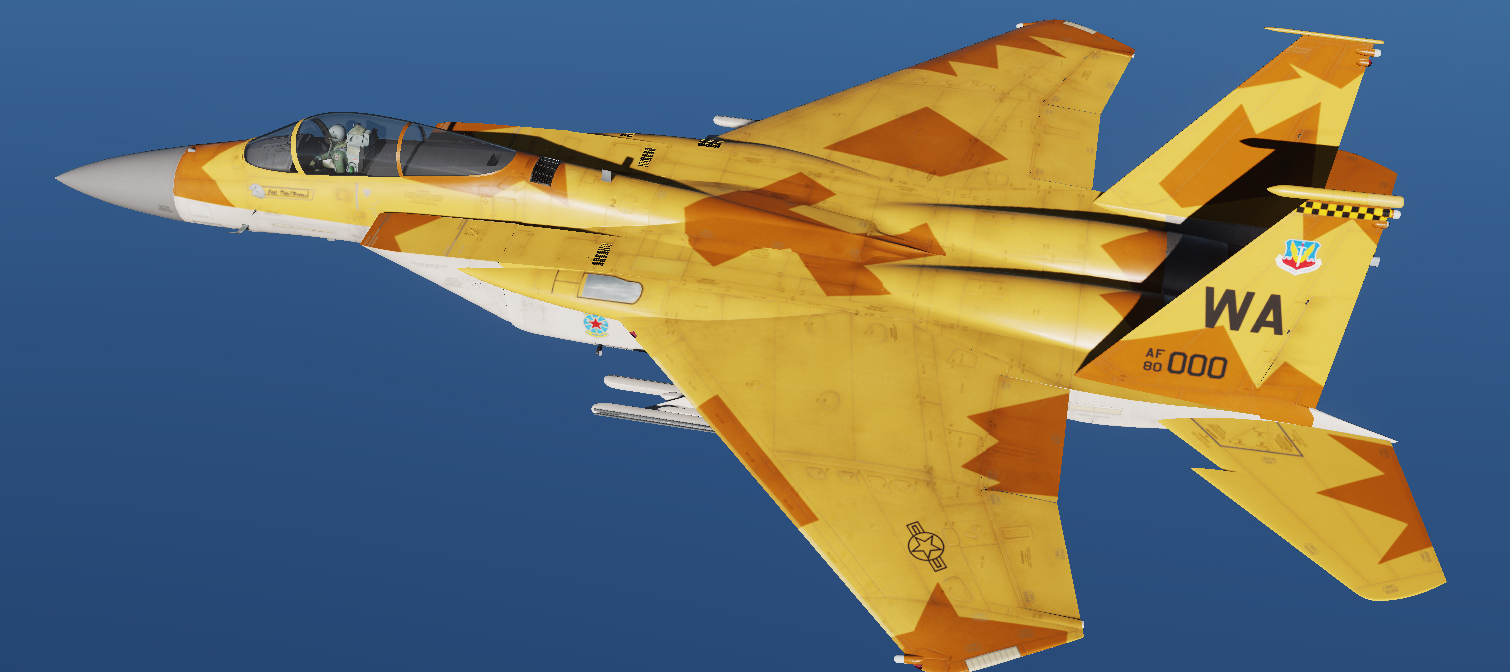 Fictional 65th Aggressors (WA) Flanker Desert Splinter Scheme 2