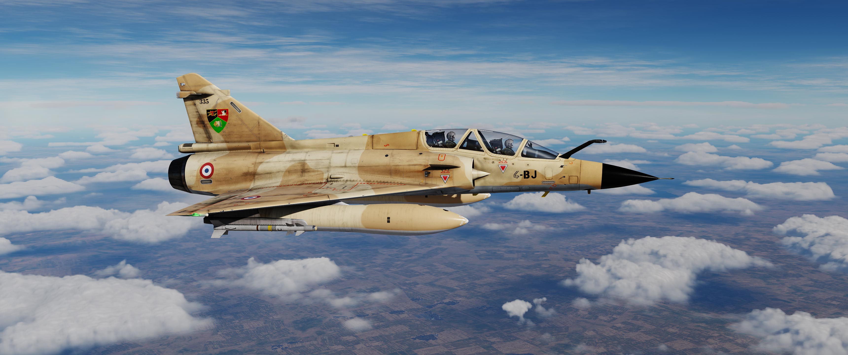 Mirage 2000N EC 2/4 Lafayette & fictionnal Red Flag part 1/3 (Split