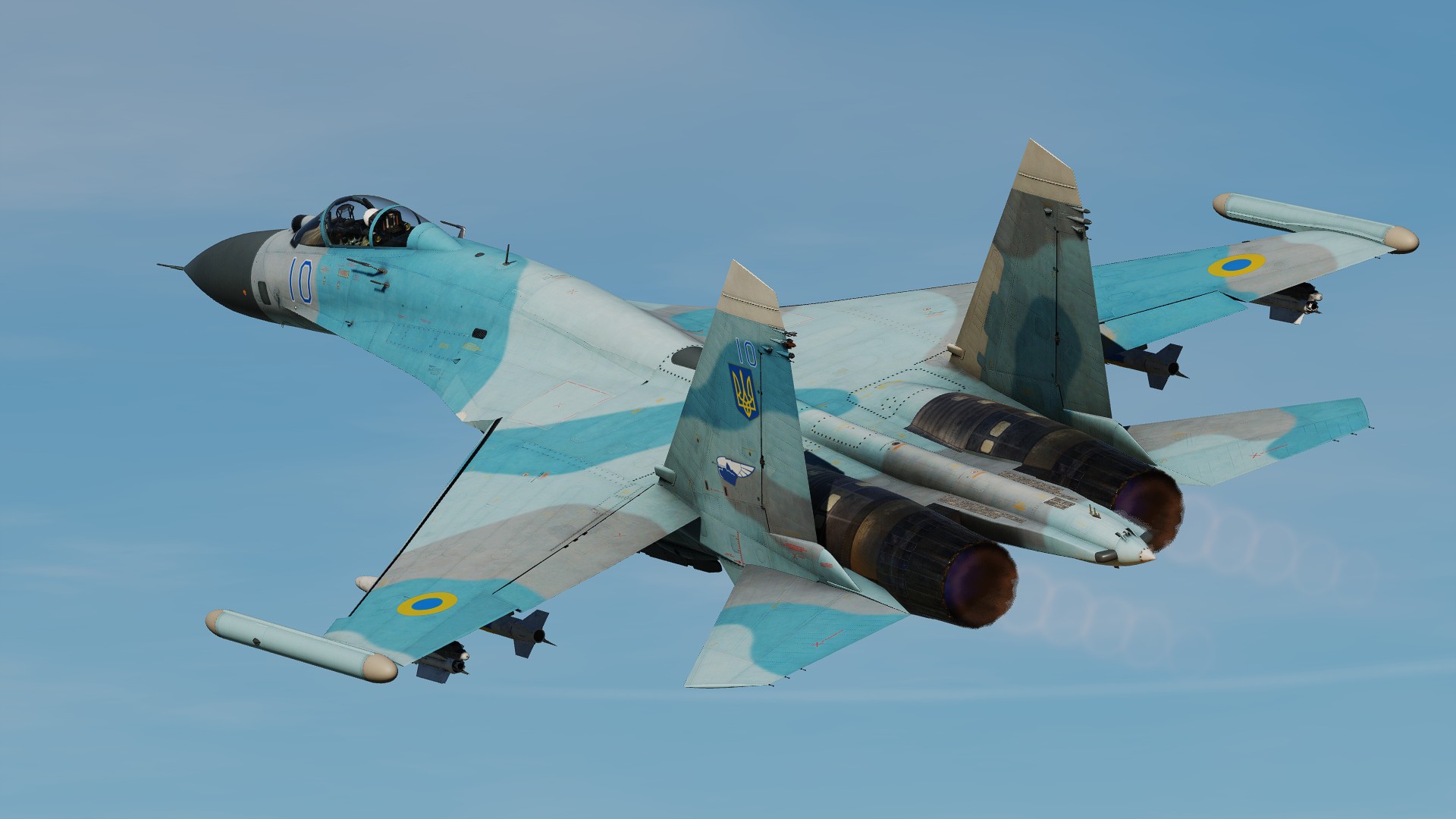 Su-27 Air Force Ukraine Blue Early (upgrade)