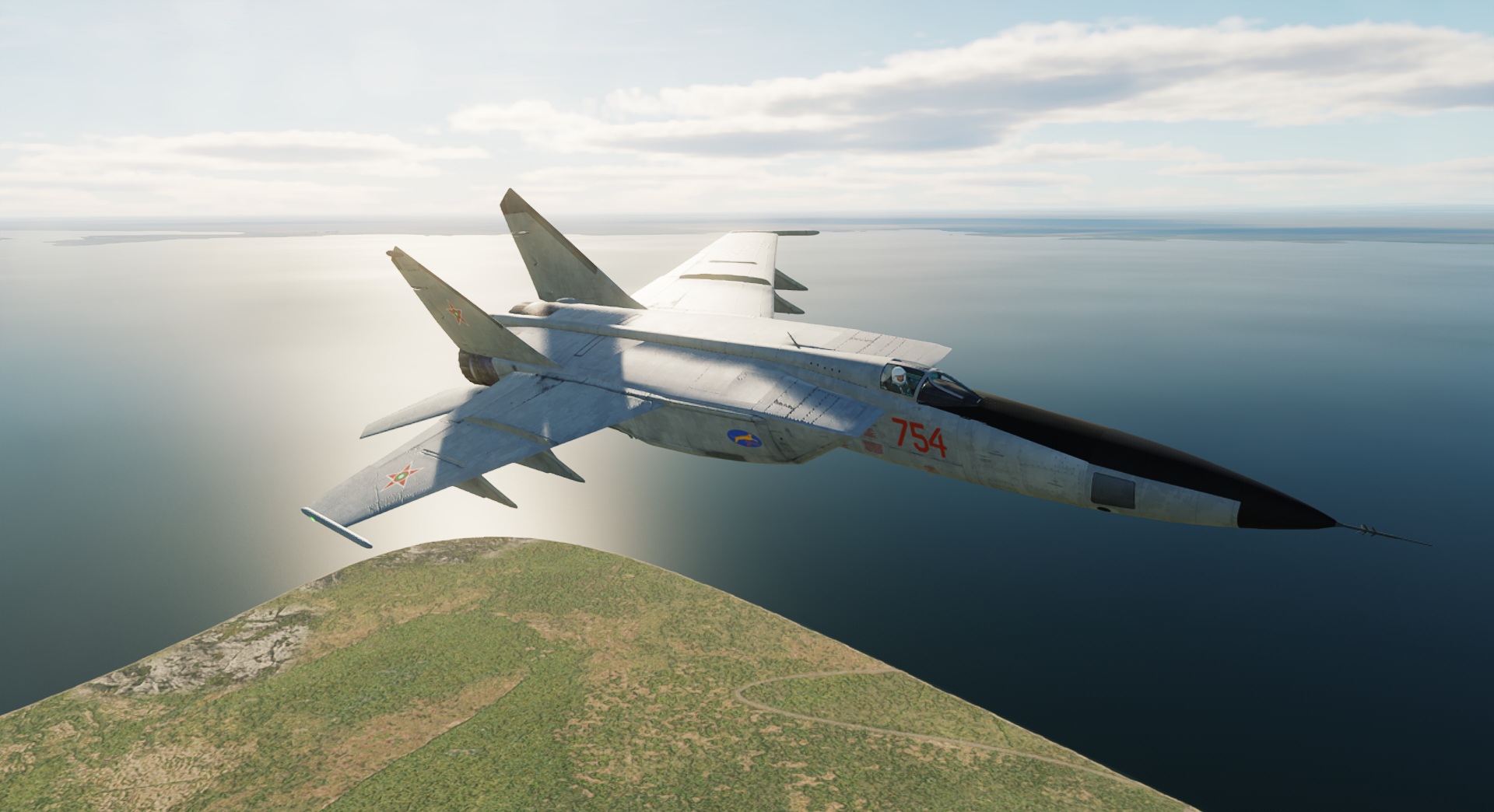 MiG-25RB Bulgarian Air Force b/n 754 from 26th Reconnaissance Air Base in Dobrich