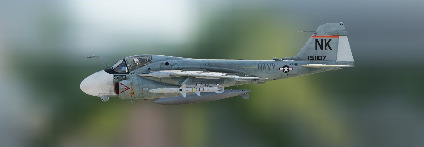 A-6E Intruder "Flight of the Intruder" 520. Sam Hunter.  