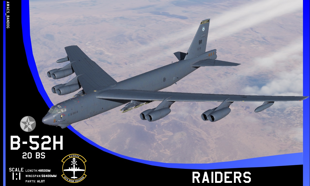 Ace Combat - 20th Bomb Squadron 'Raiders' B-52 Pack [Low Quality]