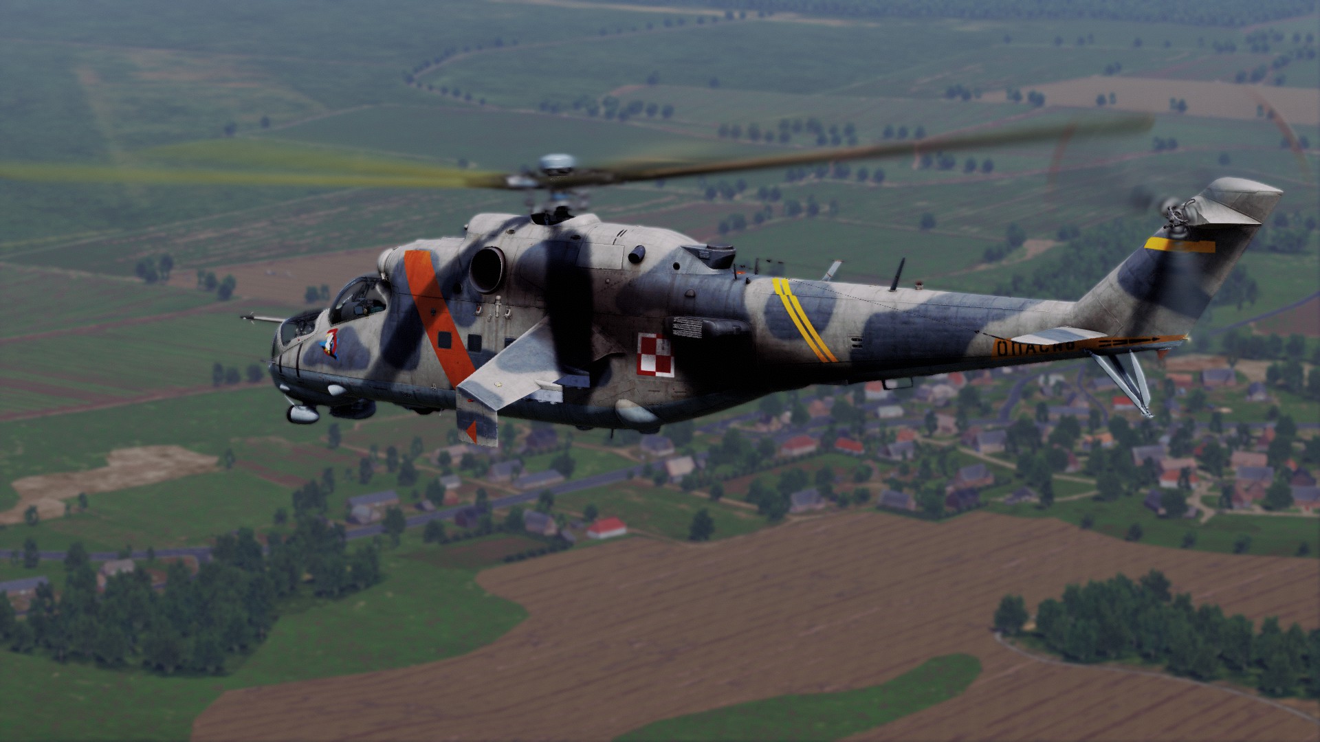 Paczka Malowań z lat 90 śmigłowców MI-8/MI-24 