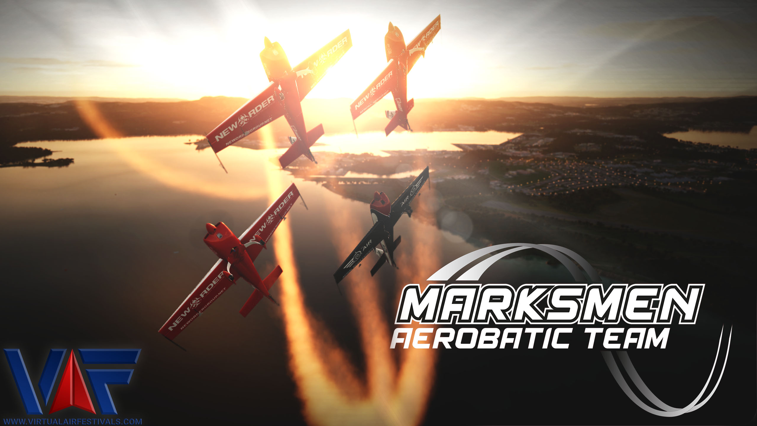 Extra 330SC Marksmen Aerobatic Team (Early 2024) - 8K